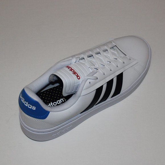 ADIDAS GRAND COURT ALPHA WHT/BLK/BLU SNEAKER main image 6